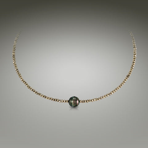 Moana Chic - Pyrite Choker